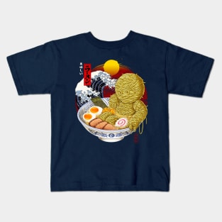 The Great 'Ramen'ses Waves Kids T-Shirt